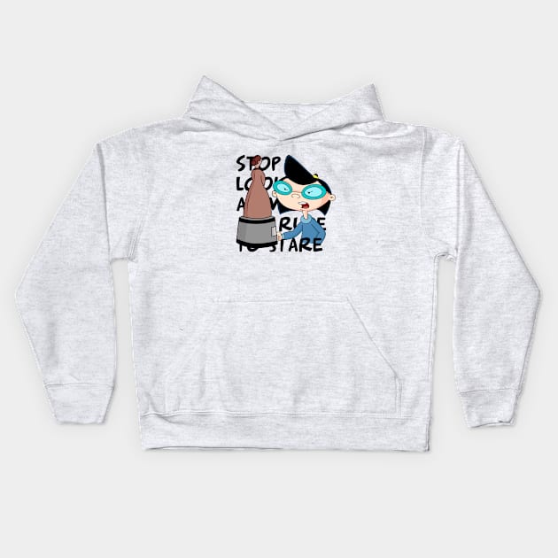 Phoebe Cheats Kids Hoodie by artxlife